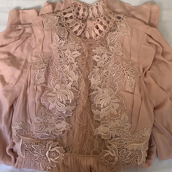 Free People Embroidery Lace Up Back Dress - Picture 11 of 14